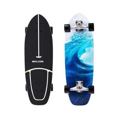 Boilgon 29 Inch Carver Surf Skateboard for Beginners