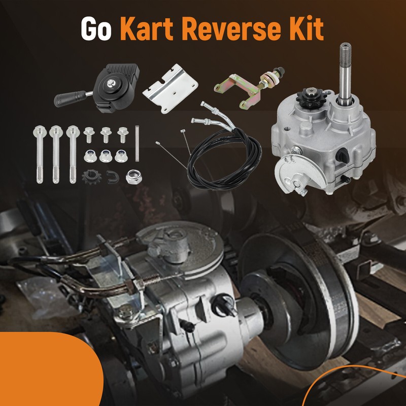 Go Kart Forward Reverse Gear box Set For 2HP-14HP Engine