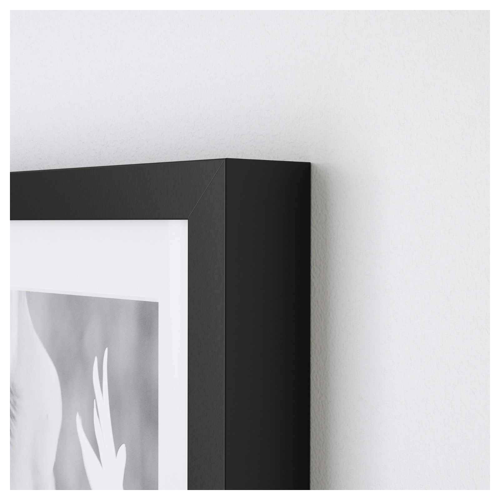 Ikea Ribba Picture Photo Deep Frame Wall Mount Hang Square 25x25x4