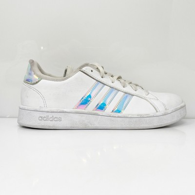 

Adidas Boys Grand Court FW1274 Белая повседневная обувь Кроссовки Размер 3, Белый, Grand Court