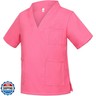 Gorkonpy Doctor Costume for Kids Boys Girls Toddler Doctor Costume with Lab Coat Halloween Party Dress Up (Pink, 6-7 Years)