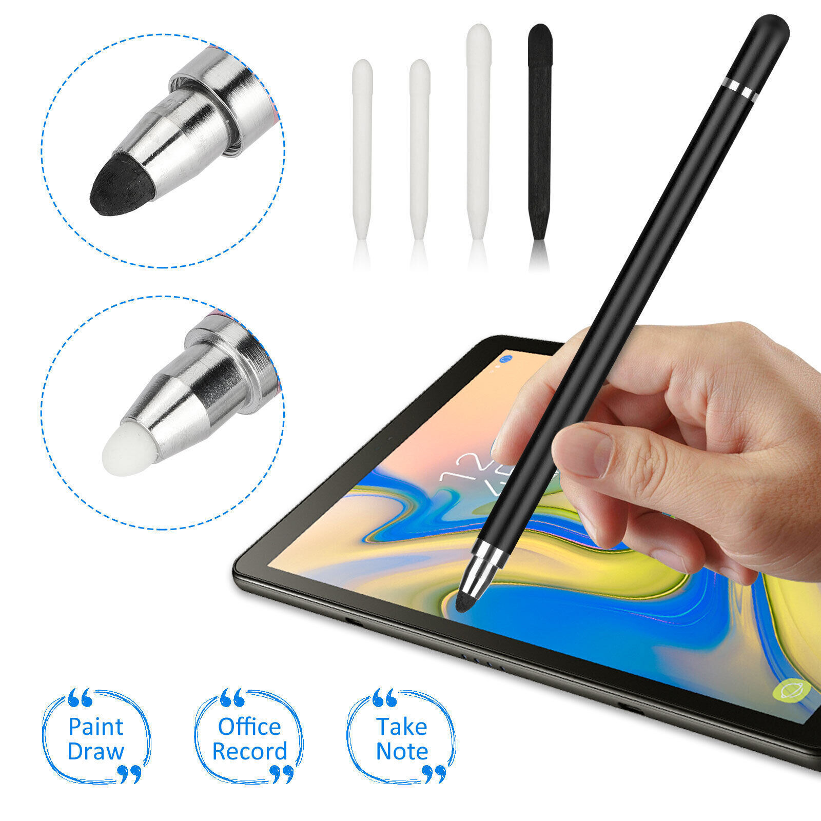 Pencil Stylus For iPhone Samsung Galaxy Tablet Cell Phone iPad Pen Touch Screen