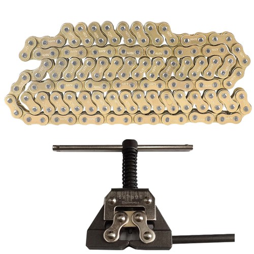 ⑤ado-chan Amazon.com: Max Motosports 428x108 Drive Chain Gold 428