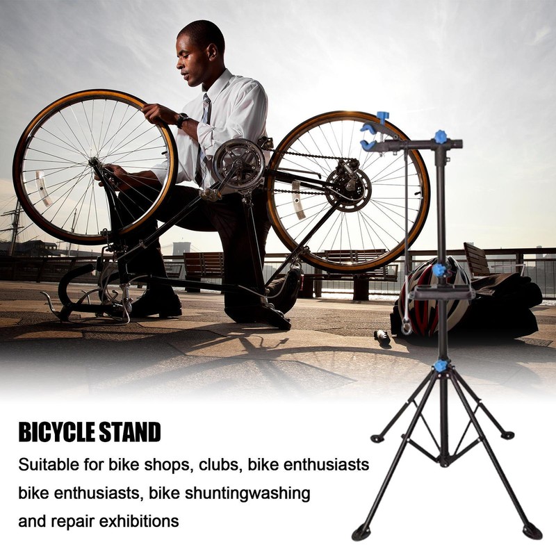 Bike Repair Stand Bicycle Mechanic Rack tool Metal Adjustable