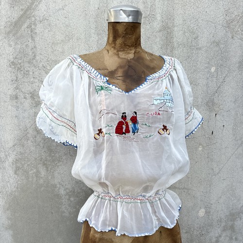 トップス 1940s All White Romanian Blouse M il_fullxfull.5381218639_ar1w.jpg