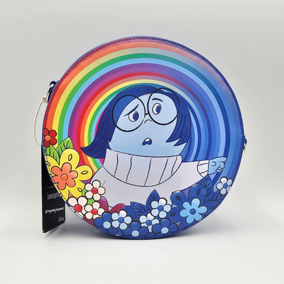 Loungefly Disney Pixar Inside Out Circular Crossbody Bag New