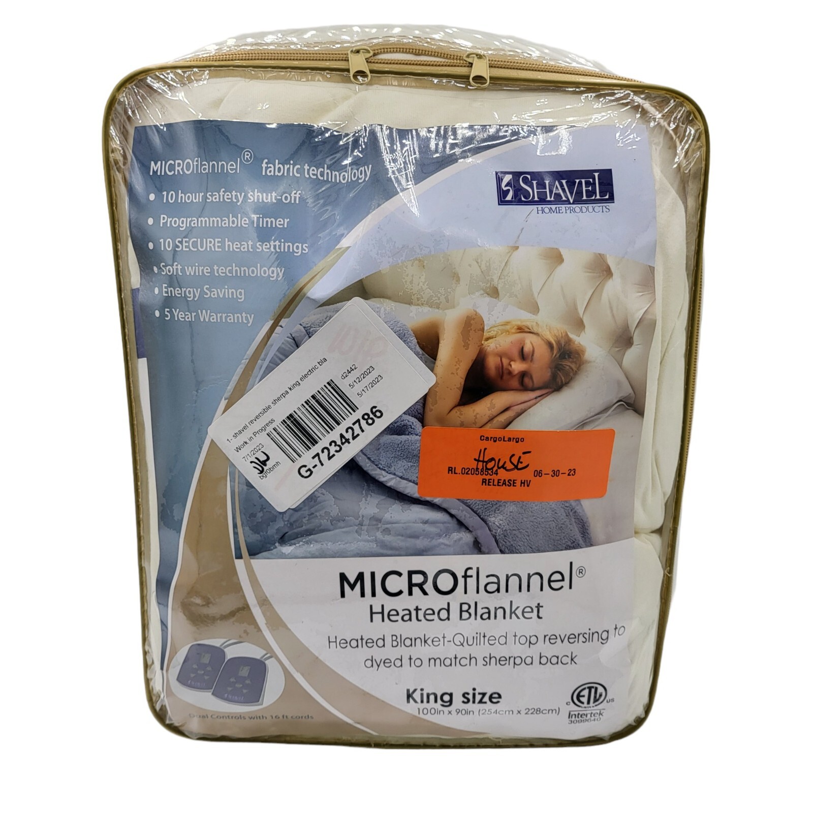 Shavel Micro Flannel Electric Blanket