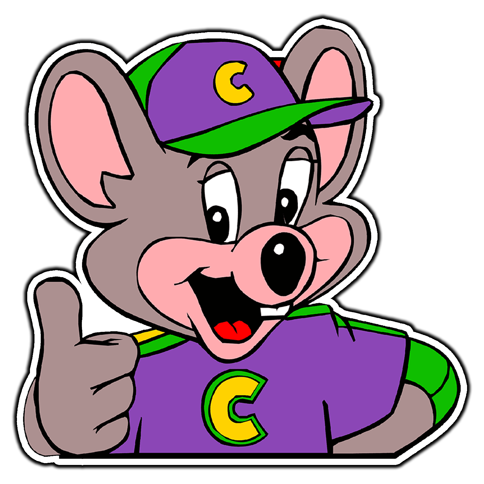 Chuck E Cheese Stickers Chuck E Cheese Vinyl Decal Stickers Chucks