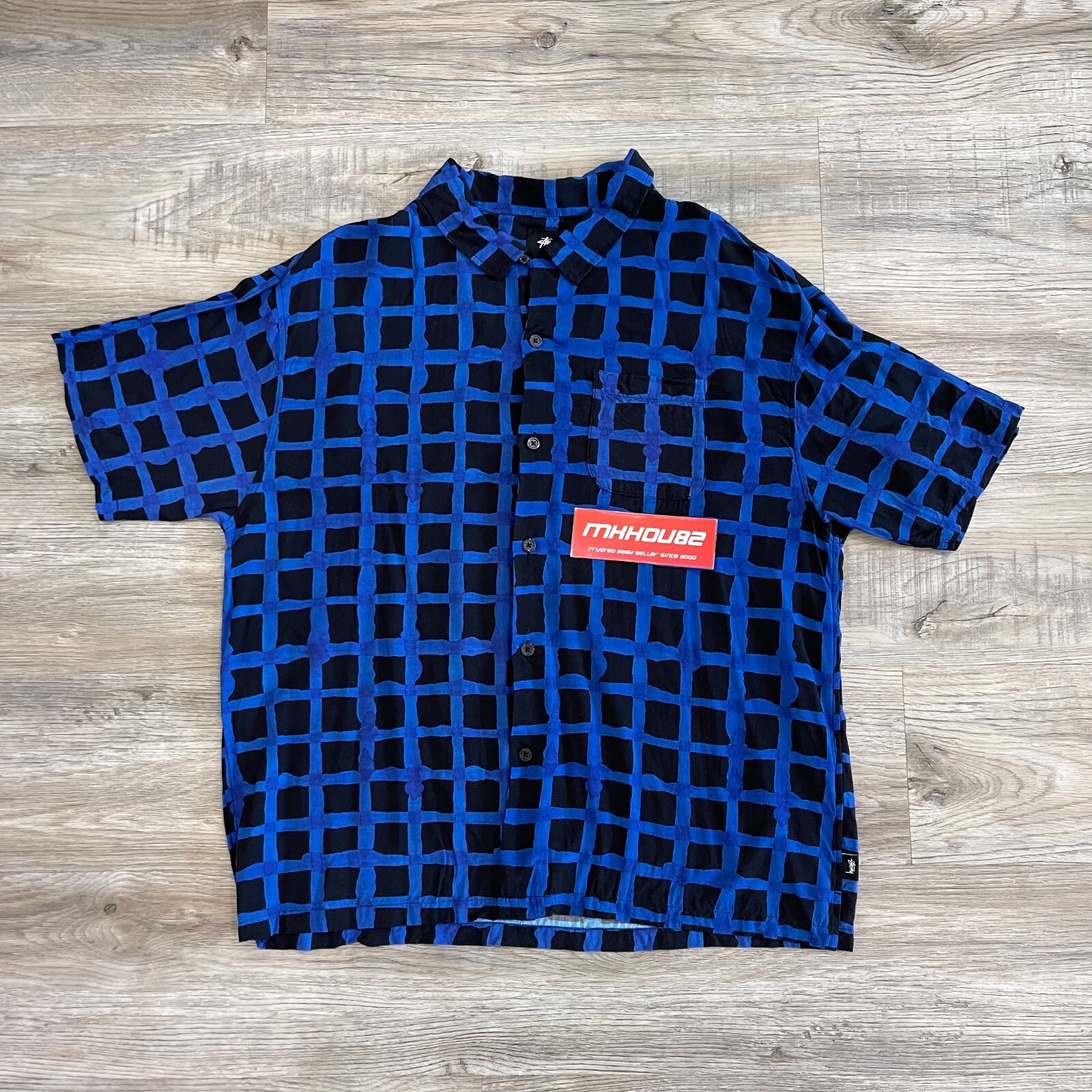 【STUSSY】HAND DRAWN DOT SHORT SLEEVESHIRT STUSSY】HAND DRAWN DOT SHORT SLEEVESHIRT STUSSY