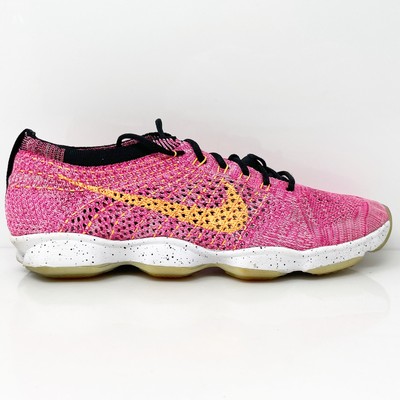 

Nike Womens Flyknit Zoom Agility 698616-602 Розовые кроссовки для бега Размер 8,5, Розовый, Flyknit Zoom Agility