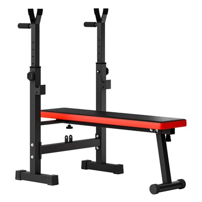 Fitness equipment, multifunctional weightlifting bed, barbell, supine plank bed