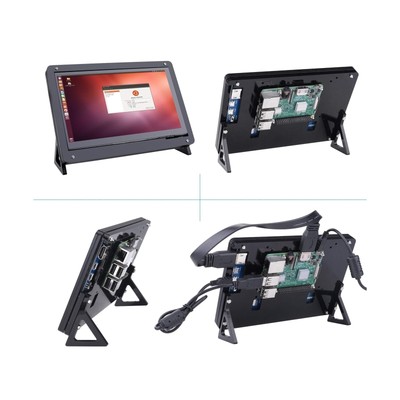 Longruner Raspberry Pi Touch Screen with Case Holder, 7 inch TFT LCD Display ...