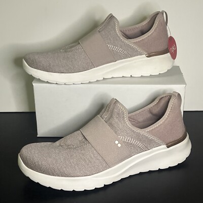 Ryka Knit Gore Slip On Shoes Trista Violet Purple Size 9M
