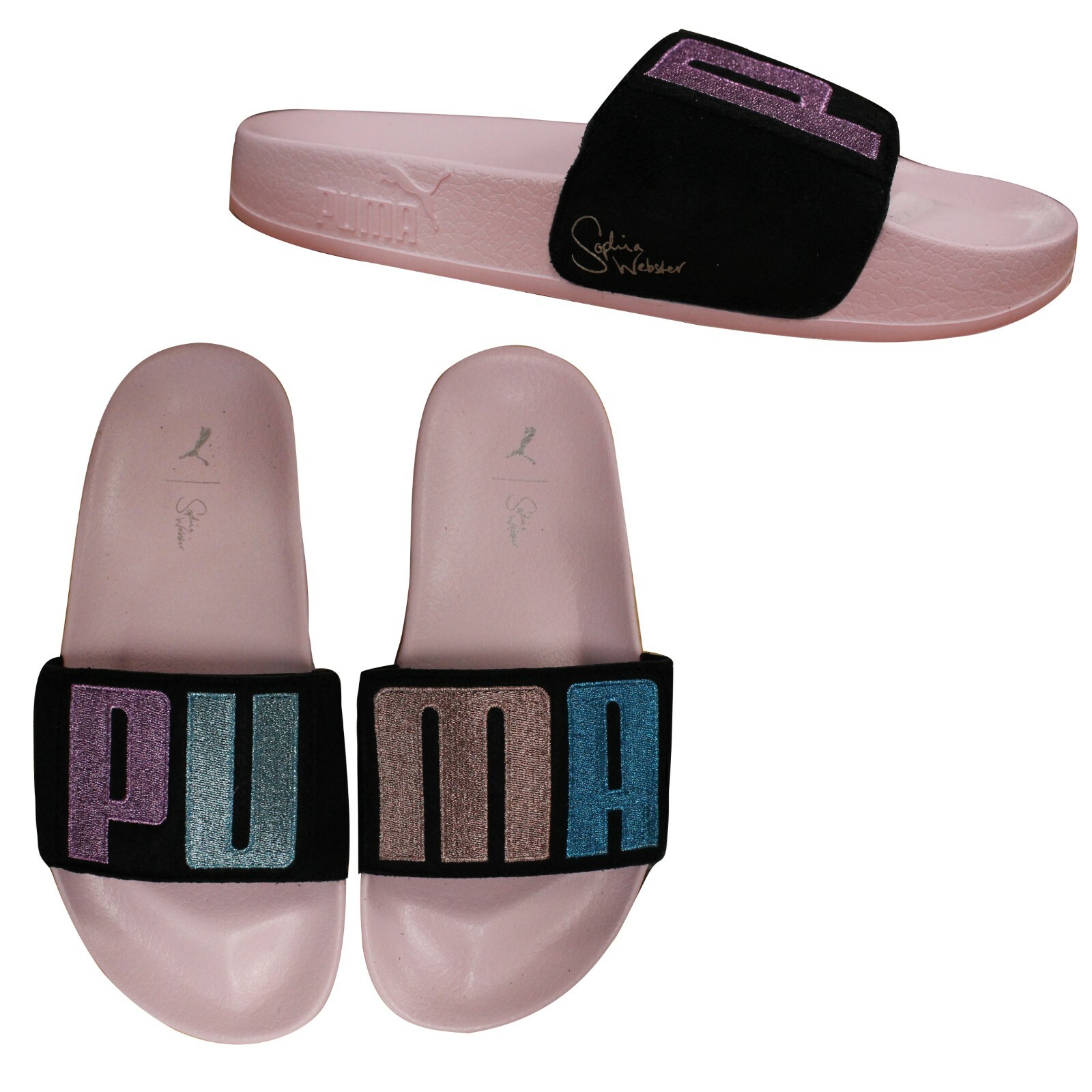 rubber puma slides