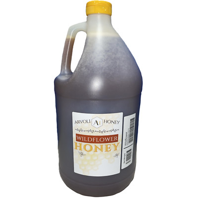 Raw Honey Bulk - 12 LB Jug - Raw Honey 1 Gallon - Raw and Unfiltered Honey
