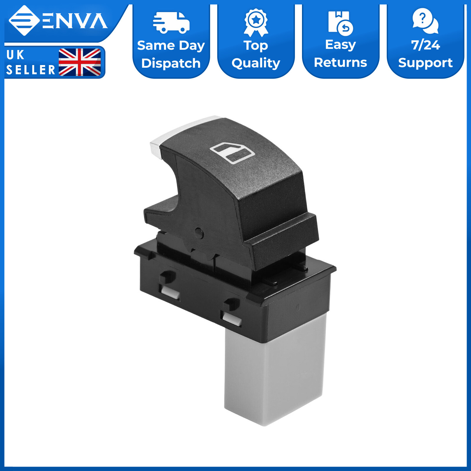 Electric Window Control Switch Passenger For Golf Caddy Touareg Eos 5K0959855