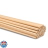 Dowel Rods Wood Sticks Wooden Dowel Rods 1/4 x 36 Inch Unfinished Hardwood Sticks for Crafts and DIYers 250 Pieces by Woodpeckers