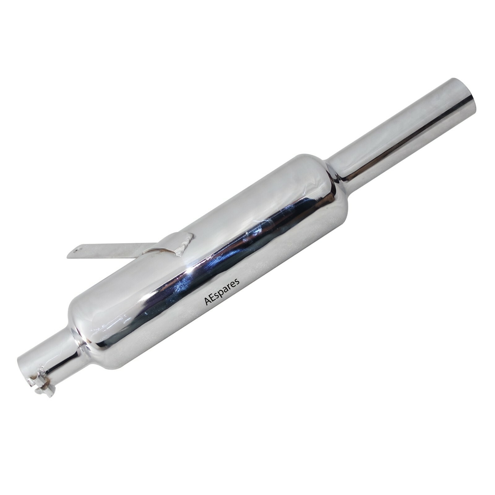 Fits Royal Enfield Bullet 500cc Exhaust Silencer Steel Chrome Plated  