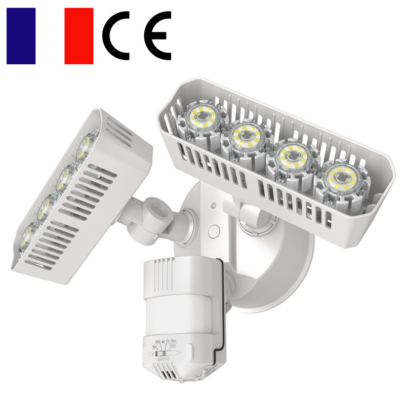 Projecteur Led ExtÃ©Rieur Avec DÃ©Tecteur De Mouvement 3600lm 4 Modes Ip65 36w Ce