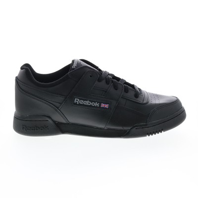 Мужские черные кожаные кроссовки Reebok Workout Plus HP5910 Lifestyle 8