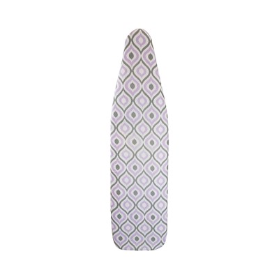 Ing Board Cover And Pad, Purple/grey/white Moroccan