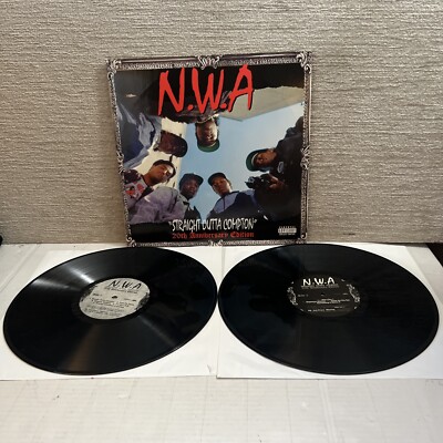 NWA Straight Outta Compton 20th Anniversary Edition Vinyl 2 LP Record Priority
