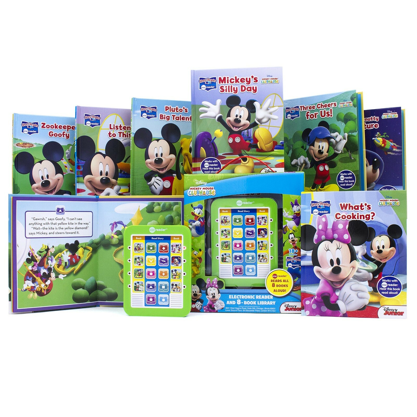 Story Reader 自動英語音声 ミッキーマウスクラブハウス Disney's Mickey Mouse Club house! Me Reader - YouTube