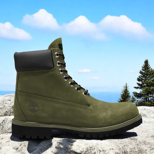 TB0A2KZQA58] MENS TIMBERLAND 6 INCH PREMIUM BOOT 'DARK GREEN
