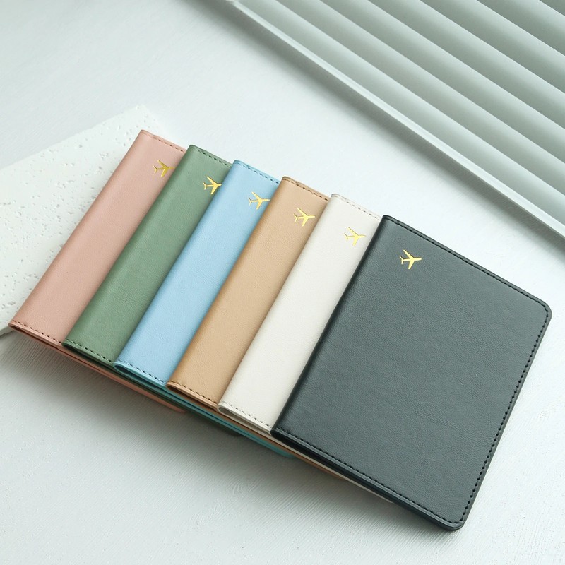 Pure Chic Passport Wallet Faux Leather Lightweight Waterproof Rfid Blocking Slim
