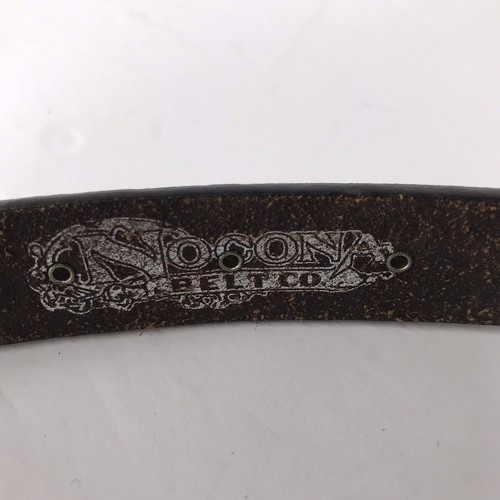 Nocona Western Girl Belt Kids Brown Leather Rhinestones Silver Buckle 20