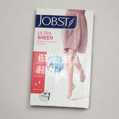 Jobst Ultrasheer 20-30 mmHg KneeCT Expresso Medical Compression Stockings Sz L