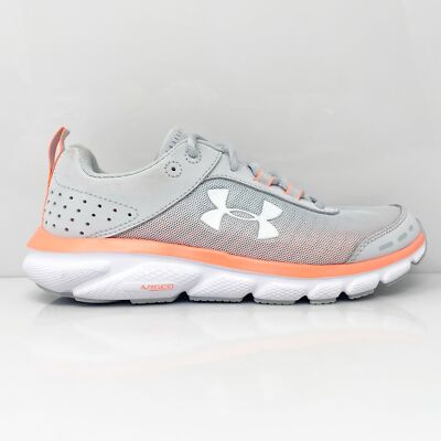

Under Armour Womens Charged Assert 8 3021972-101 Серые кроссовки для бега 7, Серый, Charged Assert 8