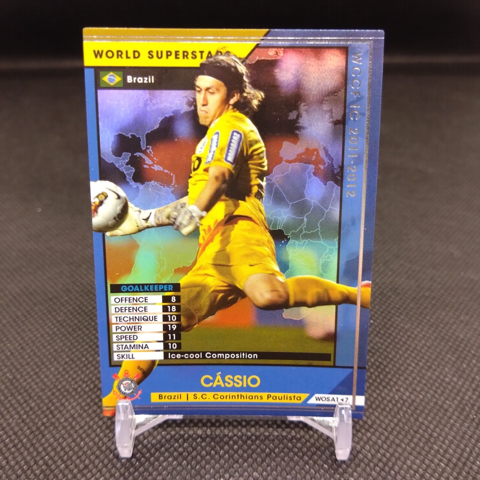 趣味 WORLD SOCCER Cassio No.WOSA1 WCCF Football Soccer Holo card From Japan