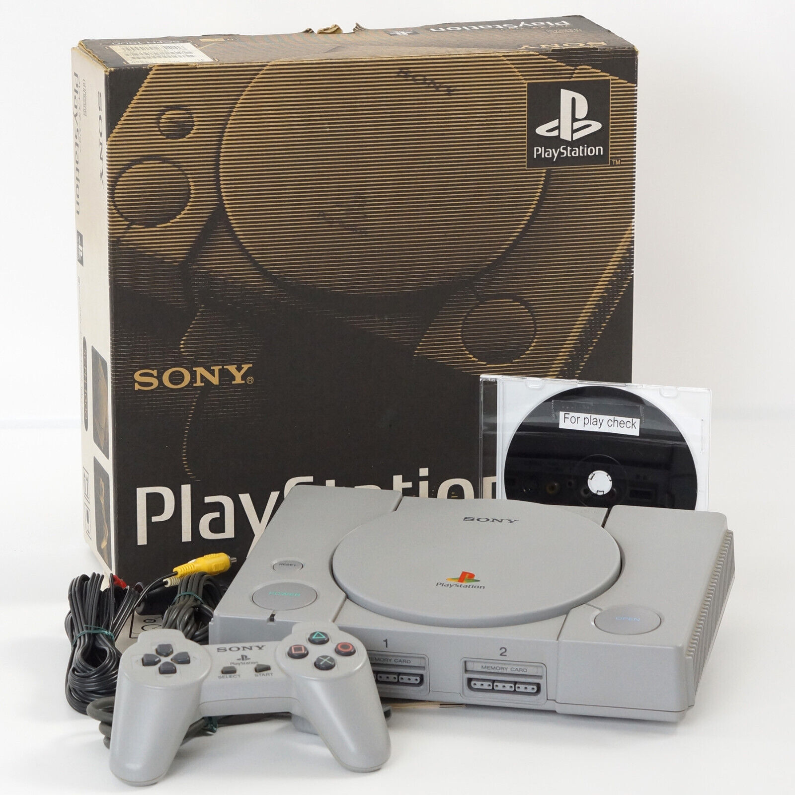 PS1 Playstation Console Boxed SCPH-1000 Original Tested PS1 Playstation Console Boxed SCPH-1000 Original Tested