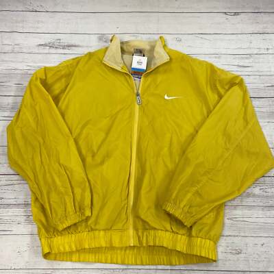 【️希少】iwgp nike vintage nylon jacket 90s NIKE “BIG SWOOSH” Nylon Jacket . Color : 深緑×紺×白 Size