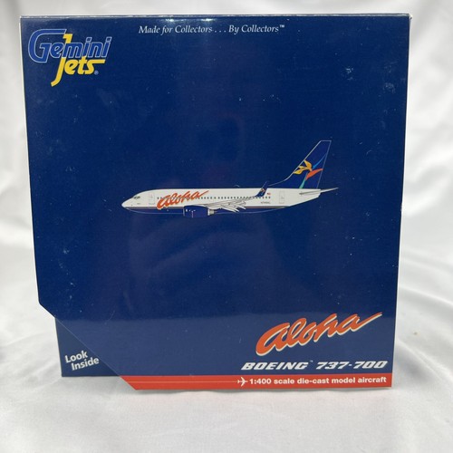 航空機 JeminiJets Aloha 737-200 Gemini Jets Die-Cast models Aloha Cargo B737-200 Reg# N842AL