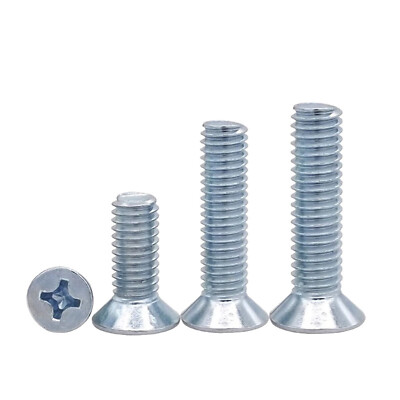 Galvanized Steel Phillips Cross Countersunk Head Thread Rolling Screws