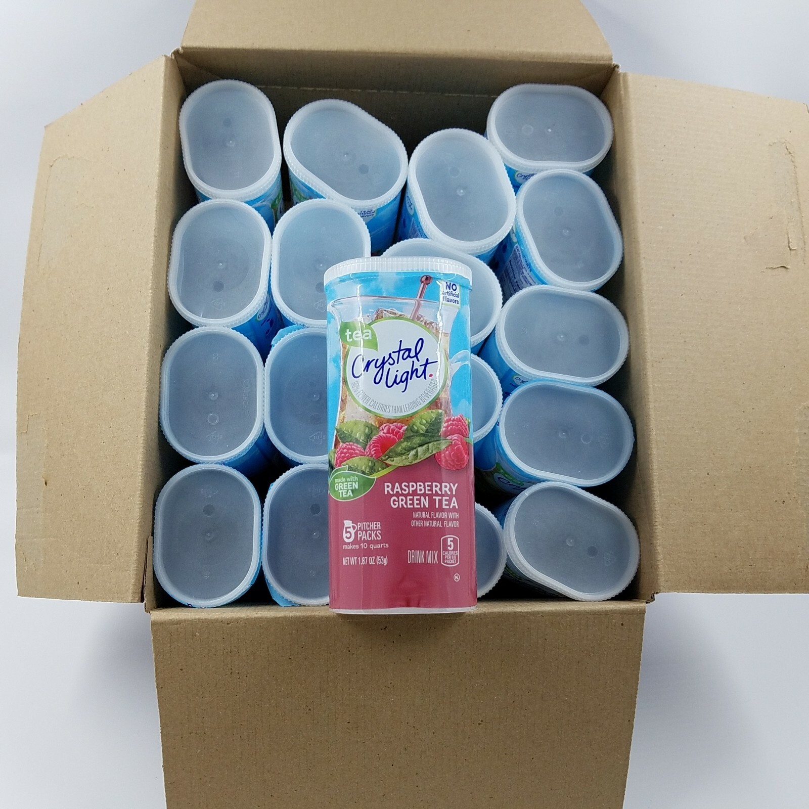 Empty Crystal Light Containers Crafts School Projects Teacher Supplies Lot Of 18