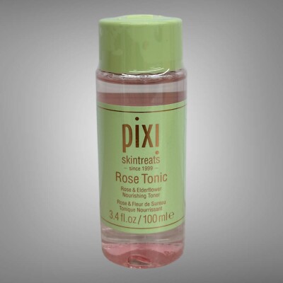 Pixi Skintreats Rose Tonic Rose & Elderflower Nourishing Toner 3.4 oz New Sealed