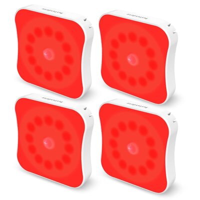 Motion Sensor Red Night Lights Rechargeable Red Night Lights Wireless Stick O...