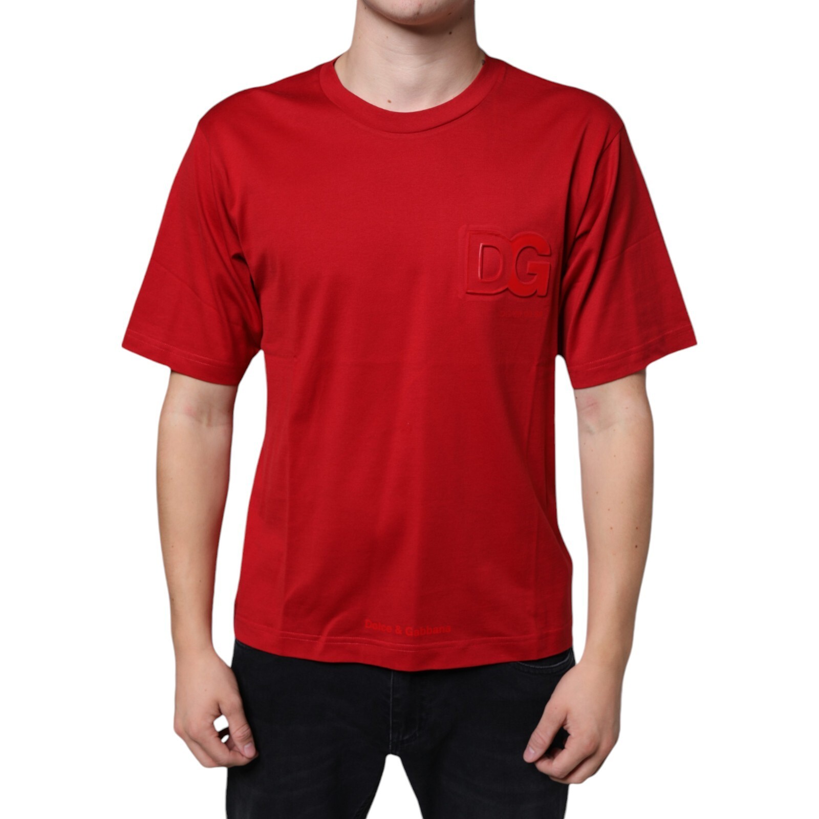 DOLCE & GABBANA 赤 長袖シャツ DOLCE&GABBANA（Tシャツ/カットソー(七分/長袖)）のフリマ