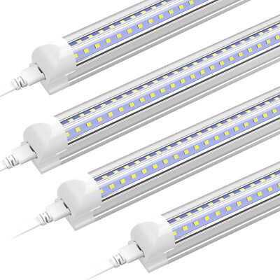 2FT 3FT 4FT 5FT 6FT 8FT LED Tube Light Bulb 6500K T8 LED Shop Light Fixture