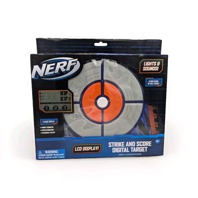 New Nerf Strike And Score Digital Target LCD Display Christmas 