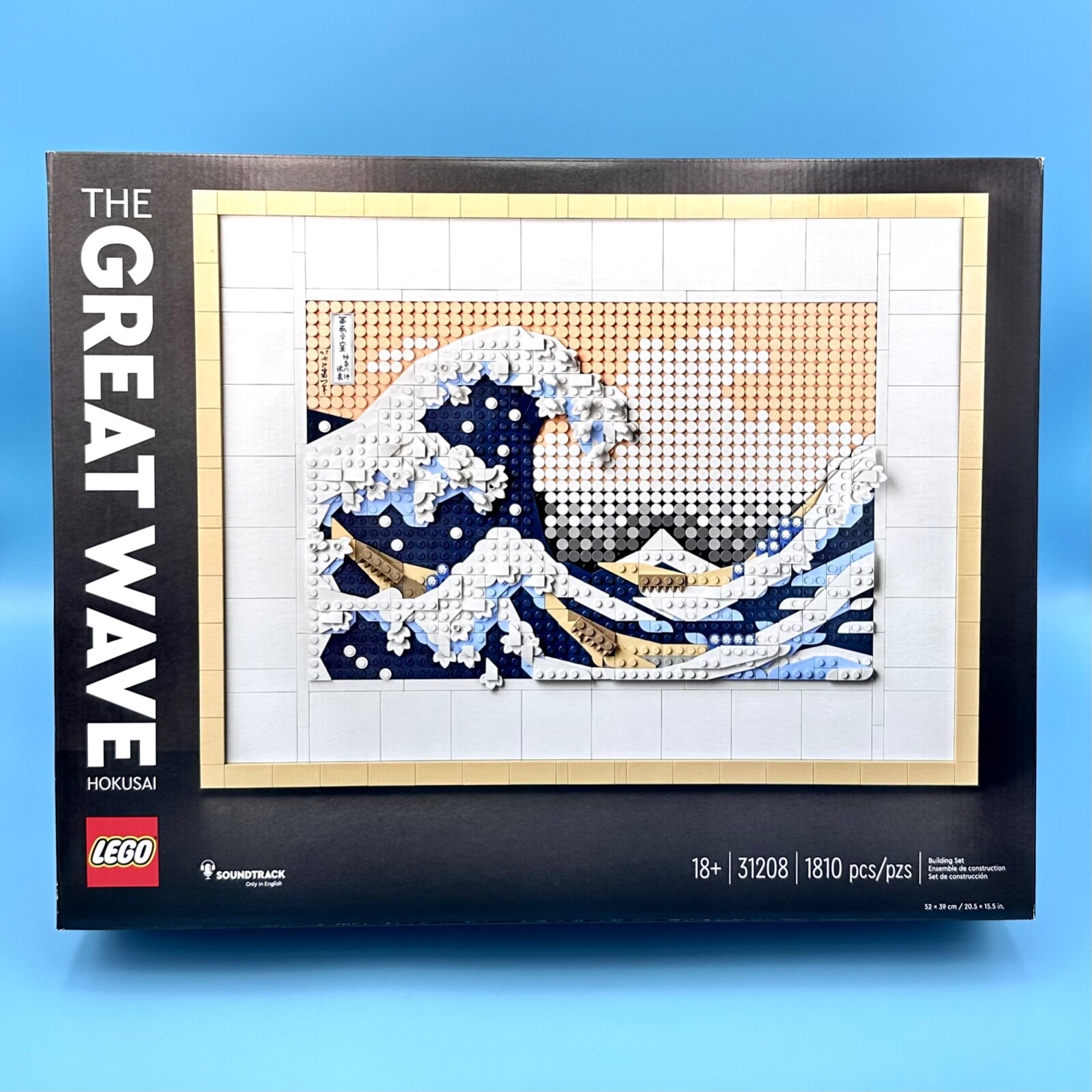【24日迄限定に値引】レア物　 Good art hlywd ピンバッジ LEGO Art Hokusai: The Great Wave (31208) *Brand New Factory