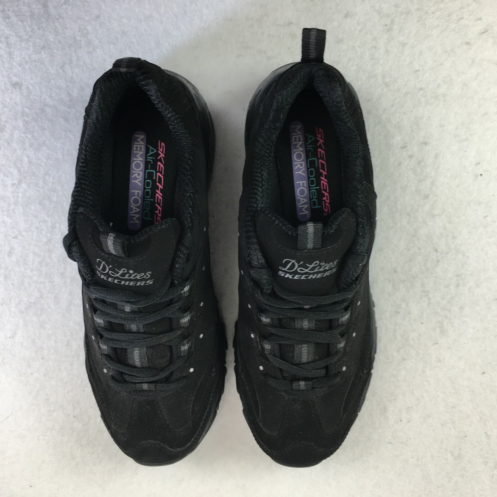 Skechers D Lites Womens Sz 8.5 Black 