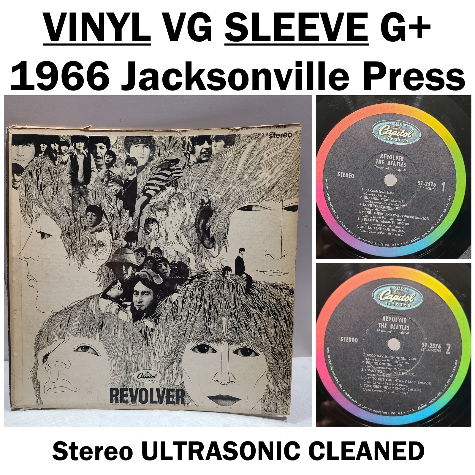 ビートルズ REVOLVER レコード Capitol 1966年 ビートルズ REVOLVER レコード Capitol 1966年 Amazon.com
