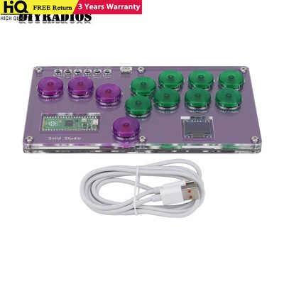 Solid Studio Arcade Controller Game Fight Stick for Hitbox KOF Street Fighter 6