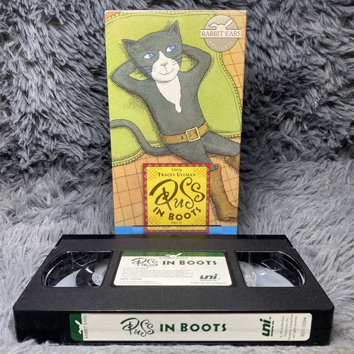 (未使用･未開封品)Pigeon Feathers [VHS] Rabbit Ears: Puss in Boots VHS Tape 1991 By Tracey Ullman