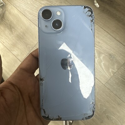 iPhone 14/128gb /front LCD Damage/back Cracked / Check Imei *READ DESCRIPTION *