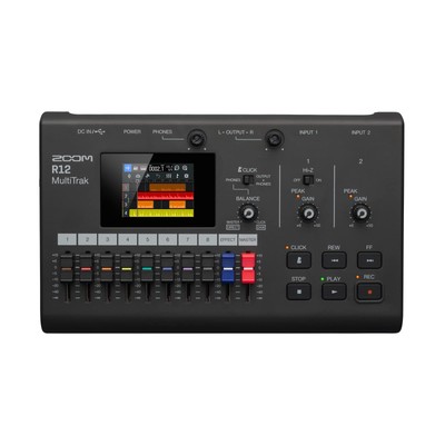 ZOOM R12 Multi-track recorder w/ 8-track specifications  2022 model  New F/S